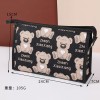 Japan and South Korea net red cute bear portable cosmetic bag large capacity cosmetic storage bag travel handbag