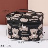 Japan and South Korea net red cute bear portable cosmetic bag large capacity cosmetic storage bag travel handbag