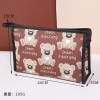 Japan and South Korea net red cute bear portable cosmetic bag large capacity cosmetic storage bag travel handbag
