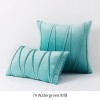 Nordic velvet striped pillow cover light luxury European hotel sofa pillow back cushion back