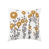 Nordic ins embroidered pillow back cushion living room sofa seat back pillow cover cotton chain embroidered waist pillow
