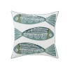 Ins cotton canvas chain embroidery pillow cover Nordic B & B living room sofa pillow cushion
