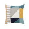 Ins cotton canvas chain embroidery pillow cover Nordic B & B living room sofa pillow cushion