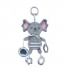 Cute cartoon animal elephant koala white rabbit baby plush toy bed trailer hanging manufacturer