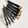 8 sets of makeup brush sets, three color dumb Black 8 Eye Shadow brushes, 8 cosmetic brushes.