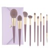 9 Huayang small purple potato makeup brush set loose powder brush beauty makeup tools