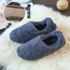 Lovers home cotton shoes, indoor confinement shoes, warm bag with plush slippers, women's winter