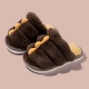 Children cotton slippers Winter parent-child drag home non-slip cotton shoes for boys and girls