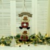 Christmas supplies Santa Claus Snowman elk door hanging decoration window hanging Christmas decorations