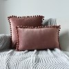 Wool ball cushion ns Nordic wool ball velvet pillow cover waist leaning against Dutch wool ball sofa pillow cover backrest