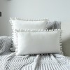 Wool ball cushion ns Nordic wool ball velvet pillow cover waist leaning against Dutch wool ball sofa pillow cover backrest