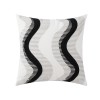 Nordic embroidered cotton canvas chain embroidered ins pillow cushion cover model room car sofa chair pillow