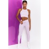 Lace up sports bra high waist seamless Fitness Yoga suit European and American Yoga long sleeve suit women 