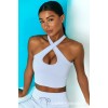 Lace up sports bra high waist seamless Fitness Yoga suit European and American Yoga long sleeve suit women 