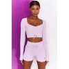Rib seamless Yoga suit women's autumn and winter knitted nine point long sleeve sports Yoga suit 