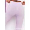 Rib seamless Yoga suit women's autumn and winter knitted nine point long sleeve sports Yoga suit 