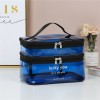 Net red cosmetic bag women's double-layer large capacity portable washing bag box waterproof cosmetic travel storage bag