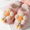 All women's cotton slippers, home indoor warmth, outer wear thick-soled plush slippers