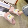 Daisy duckling plush net celebrity cute cotton slippers female indoor home winter plus velvet Baotou plush drag couple