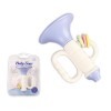 Newborn baby soft rubber gear rattle 0-1 year old fun learning to climb comfort rattle toy teether single package