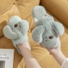 Cotton slippers female couple home warm indoor bedroom cute soft bottom non-slip cartoon Japanese style plush male