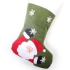 European and American Christmas Eve color LED light flashing Christmas gift socks printed Christmas socks