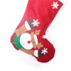 European and American Christmas Eve color LED light flashing Christmas gift socks printed Christmas socks