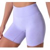 Thickened European and American candy color fitness shorts women's high waist seamless Yoga Pants 
