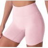 Thickened European and American candy color fitness shorts women's high waist seamless Yoga Pants 