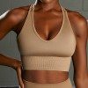 2021 autumn and winter seamless yoga clothes women's beautiful back sports fitness clothes European and American hip lifting high waist Yoga Pants 