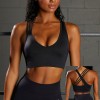 2021 autumn and winter seamless yoga clothes women's beautiful back sports fitness clothes European and American hip lifting high waist Yoga Pants 