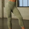 2021 autumn and winter sand wash seamless yoga clothes women's long sleeve sports fitness clothes high waist hip pants 