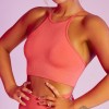 2021 European and American seamless yoga clothes women's sports fitness clothes long sleeve quick drying running high waist hip lifting pants 