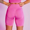 2021 European and American seamless yoga clothes women's sports fitness clothes long sleeve quick drying running high waist hip lifting pants 