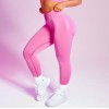 2021 European and American seamless yoga clothes women's sports fitness clothes long sleeve quick drying running high waist hip lifting pants 