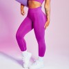 2021 European and American seamless yoga clothes women's sports fitness clothes long sleeve quick drying running high waist hip lifting pants 