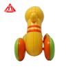Huiye wholesale plastic education gift cute animal drive without battery energy saving baby musical rattles toys