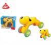 Huiye wholesale plastic education gift cute animal drive without battery energy saving baby musical rattles toys