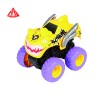Huiye hot selling dinosaur motorcycle inertia car 360 rotation friction powered cars monster plastic truck toy car for kids
