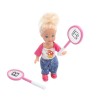 4.5inch mini vinyl girls toys doll set for kids