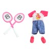4.5inch mini vinyl girls toys doll set for kids