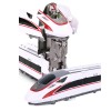 Huiye 2020 kids electric train deformation transformation car robot toy for kids