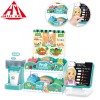 Huye 2021Amazon Hot sales order machine with sound Cute green color for kids toys kitchen set toys kids kitchen