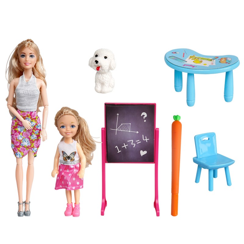 new arrival fashion  new doll teacher play set dolls