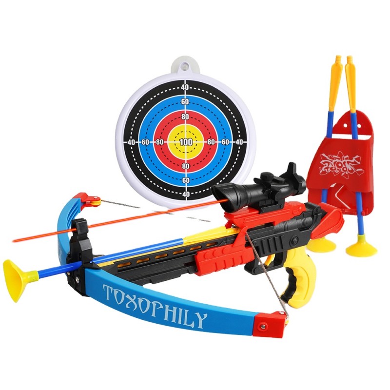 Huiye high quality plastic kids outdoor toys bow and arrow for sale
