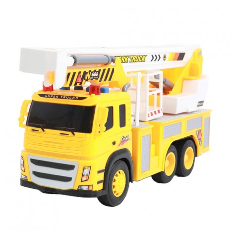 Huiye Wholesale autos de juguete birthday return gifts for kids toys fire truck toy for baby friction toy with sound and music