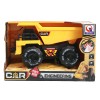 Huiye high quality baby plastic friction toy vehicles powered construction engineering car model dump truck toy