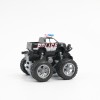Huiye factory price 4wd Wheels Rock Crawler Off Road pull back car toy 360 rotating friction cars toy police truck toys for kids