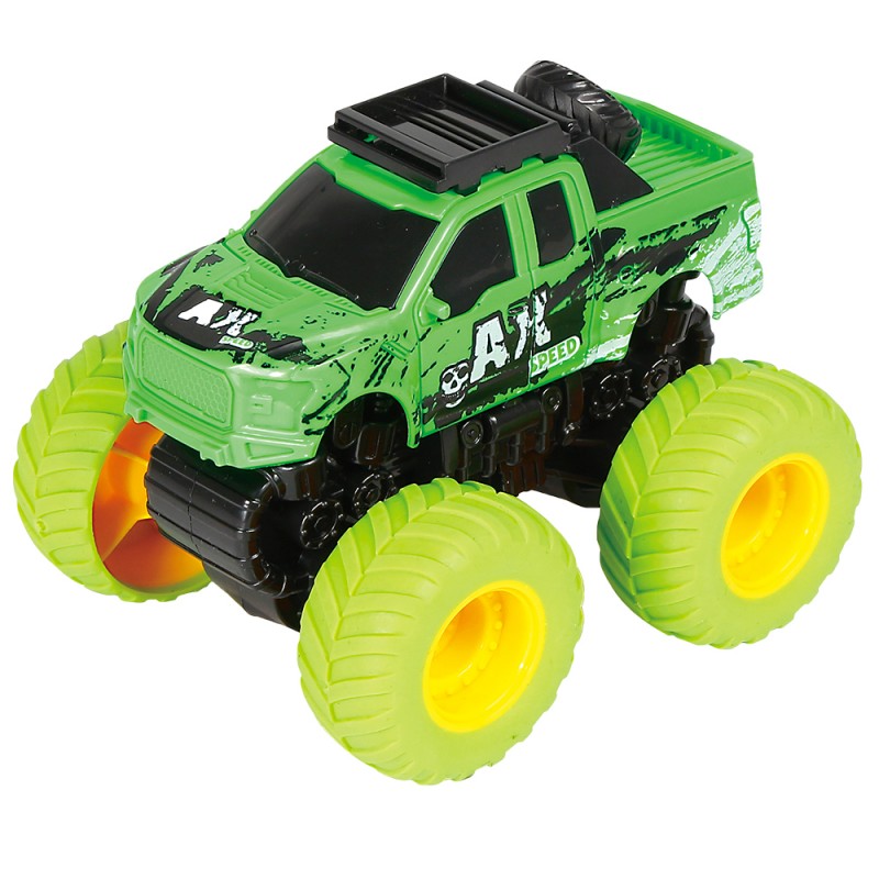 360 degree rotation double inertia  four-wheel drive friction monster truck stunt car
