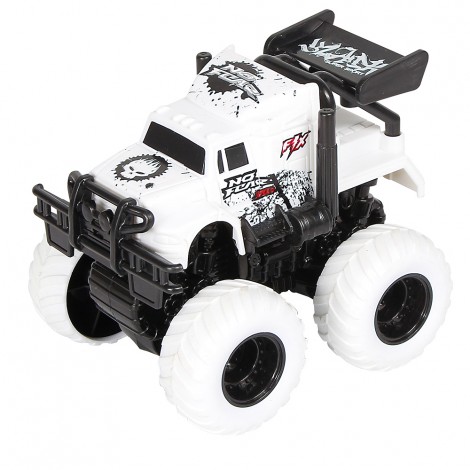 Huiye new arrival 2Pack 4WD plastic inertia toy car friction powered car toys for kids baby friction toy truck model